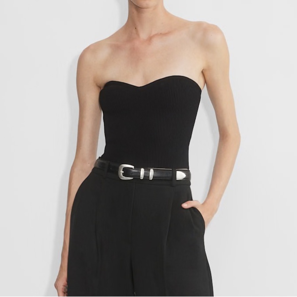 Babaton Sculpt Knit Sweetheart Tube Top